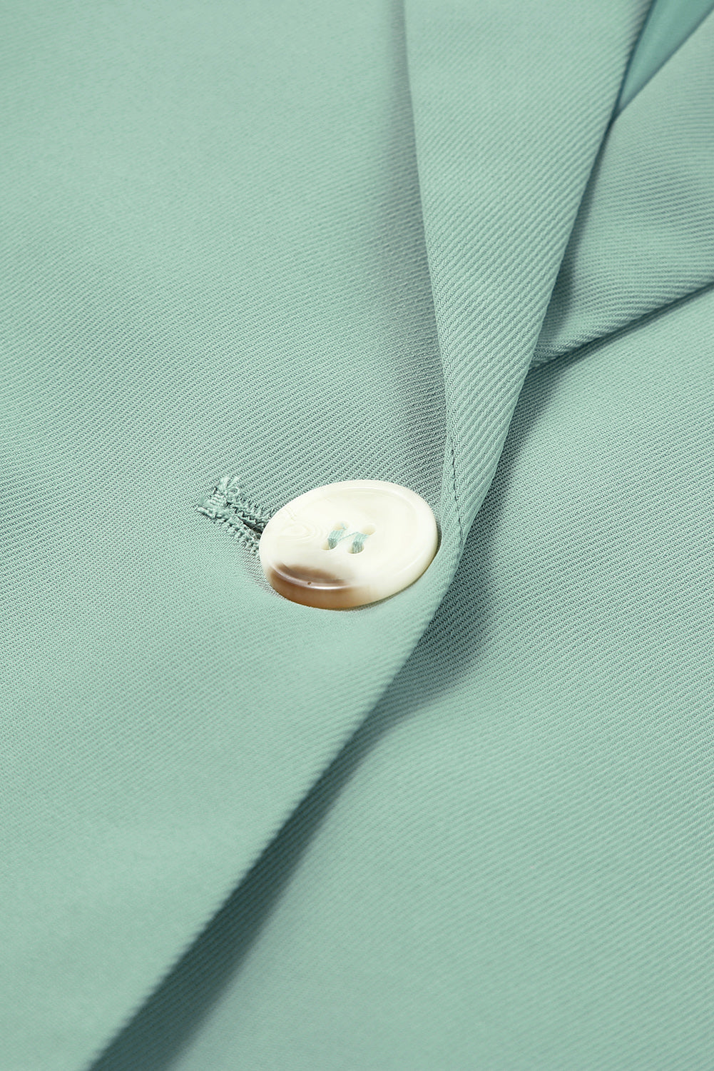 Classic One-Button Flap Pocket Blazer