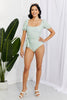 Modest One-Piece Swimsuit in Sage