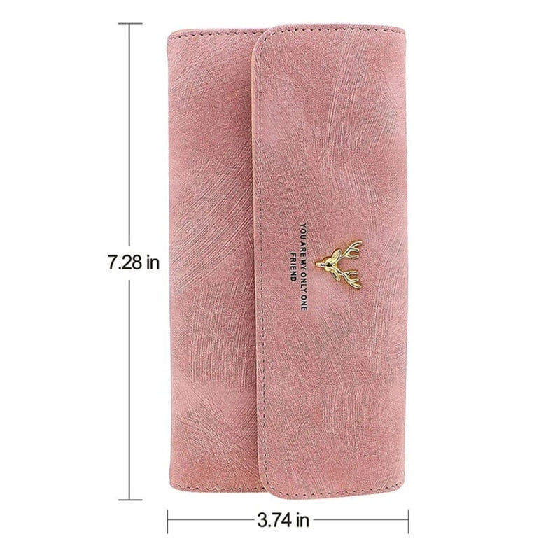 Unique Picture Engraved Leather Wallet