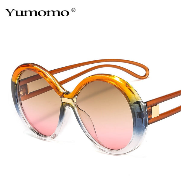 Trendy Round Sunglasses with Photochromic Lenses