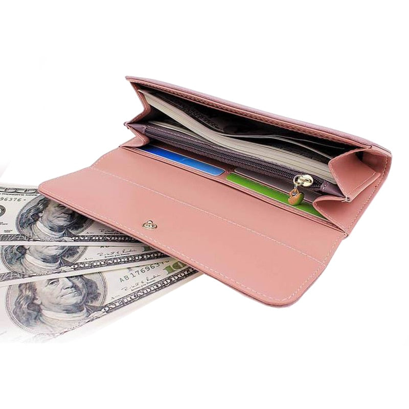 Unique Picture Engraved Leather Wallet