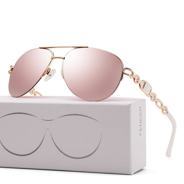 Trendy Retro Pink Sunglasses