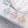 Engraved Tree of Life Necklace with Personalized Name