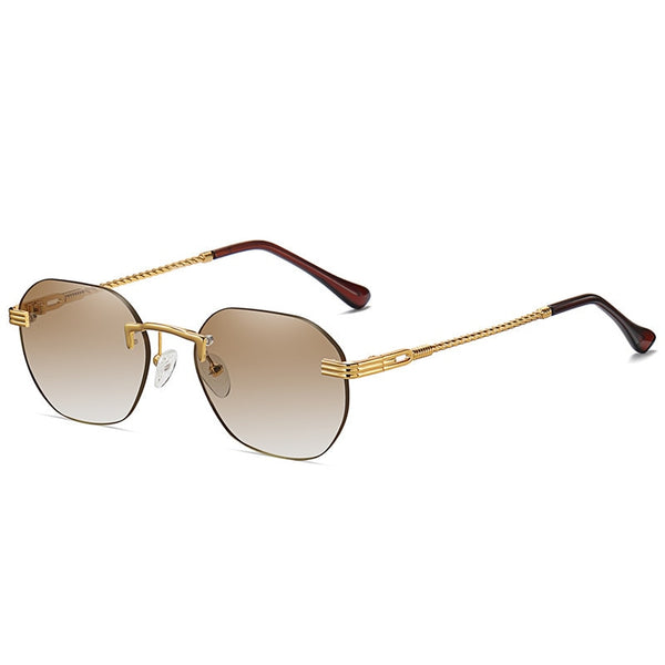 Vintage Retro Rimless Sunglasses