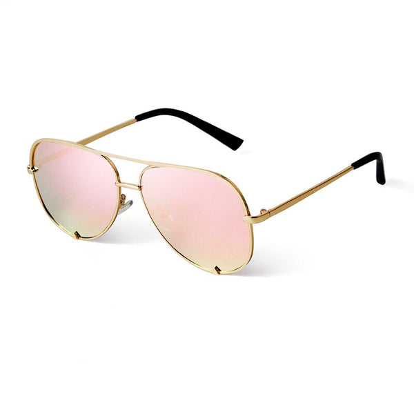 Vintage Pink Mirror Pilot Sunglasses