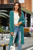 Warm Long Sleeve Slit Cardigan