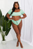 Sassy Puff Sleeve Bikini Set