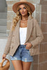 Classy Houndstooth Double-Breasted Blazer