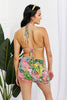 Paradise Floral Bikini Set with Sarong