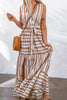 Stylish Striped Maxi Dress
