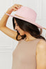 Wanderlust Straw Hat in Carnation Pink