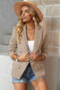 Classy Houndstooth Double-Breasted Blazer