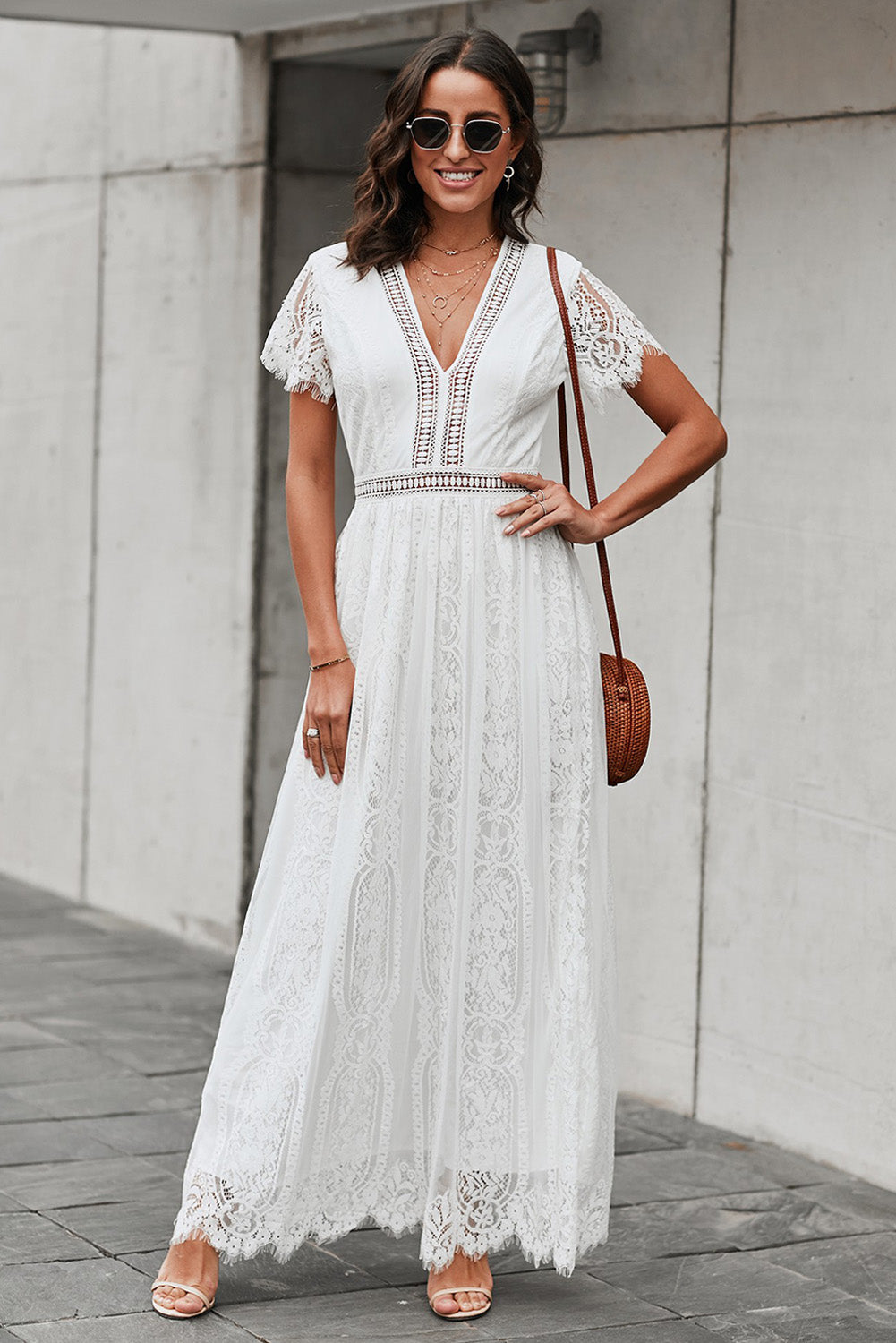 Timeless Lace Maxi Dress