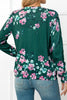 Floral Round Neck Cardigan