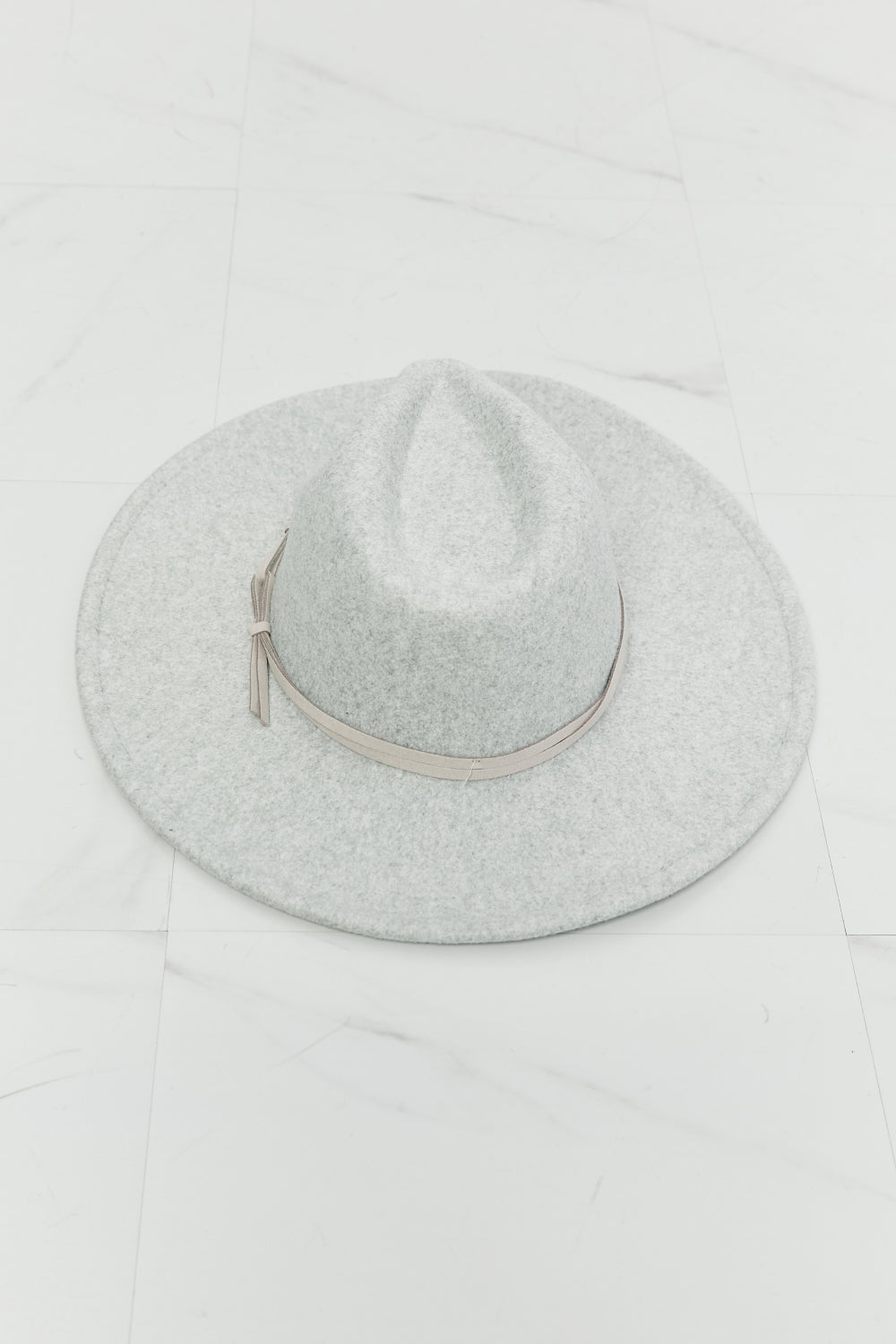 Modern Fedora Hat in Grey
