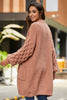 Relaxed Open Front Duster Cardigan