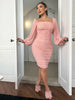 Classy Long Sleeve Bodycon Dress