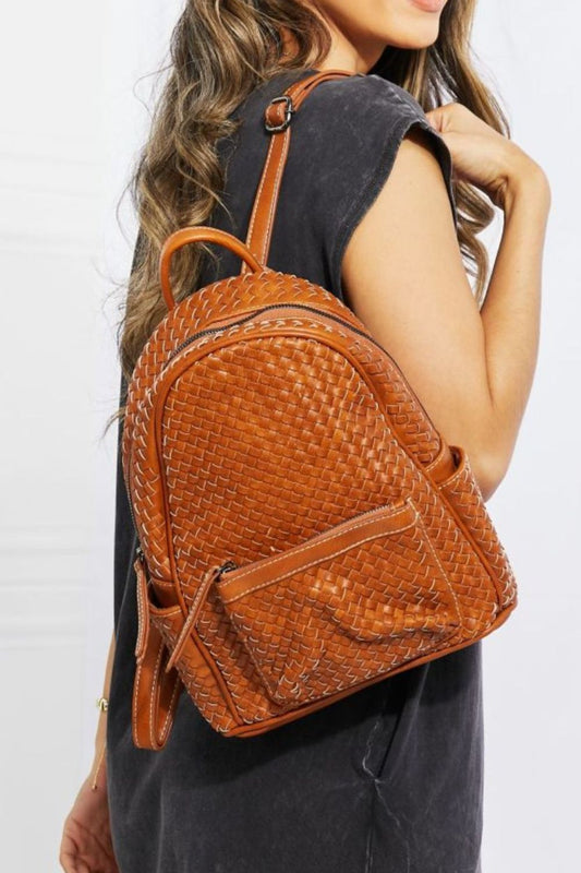 Statement Faux Leather Backpack