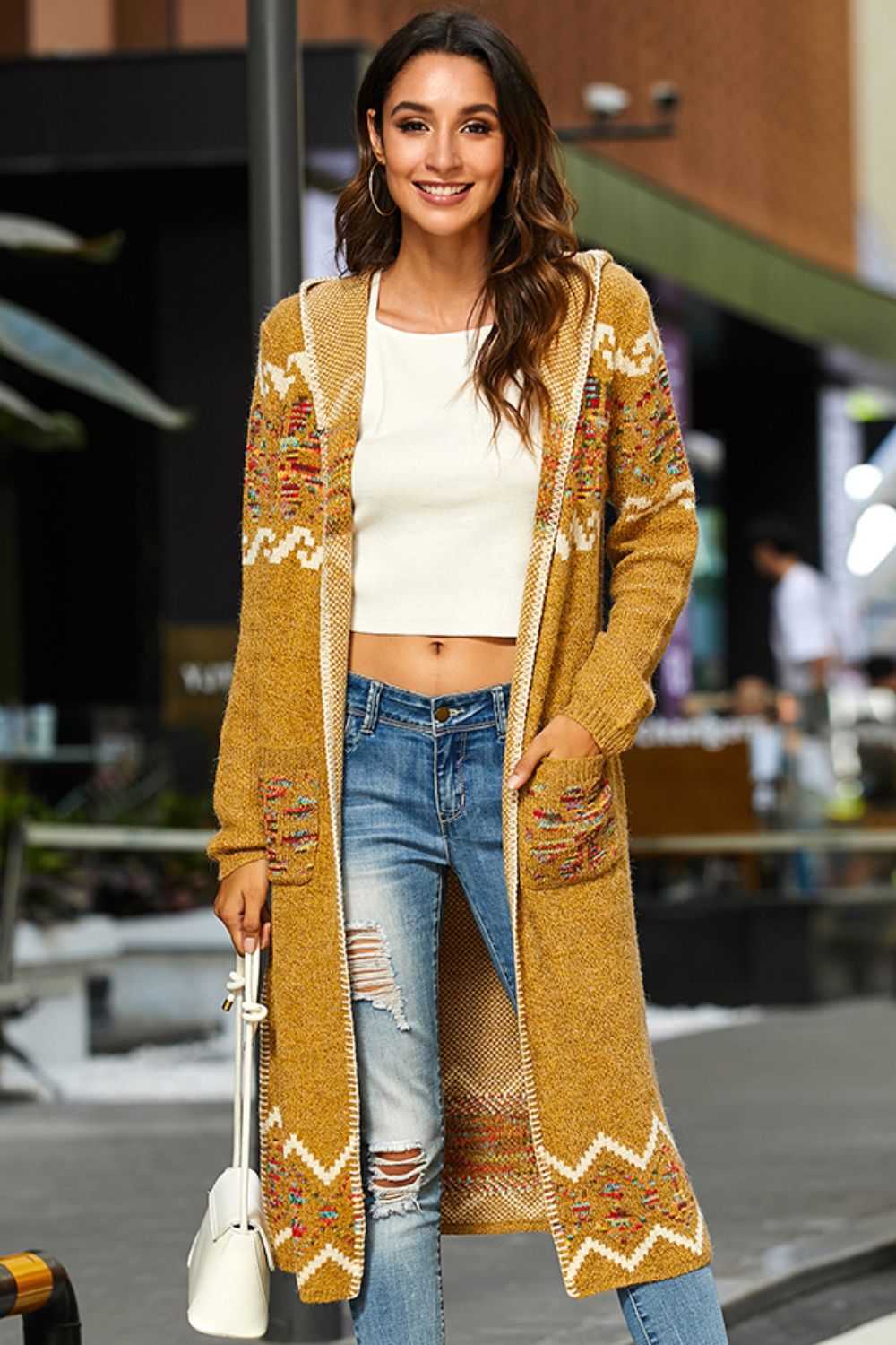 Boho Style Long Sleeve Cardigan