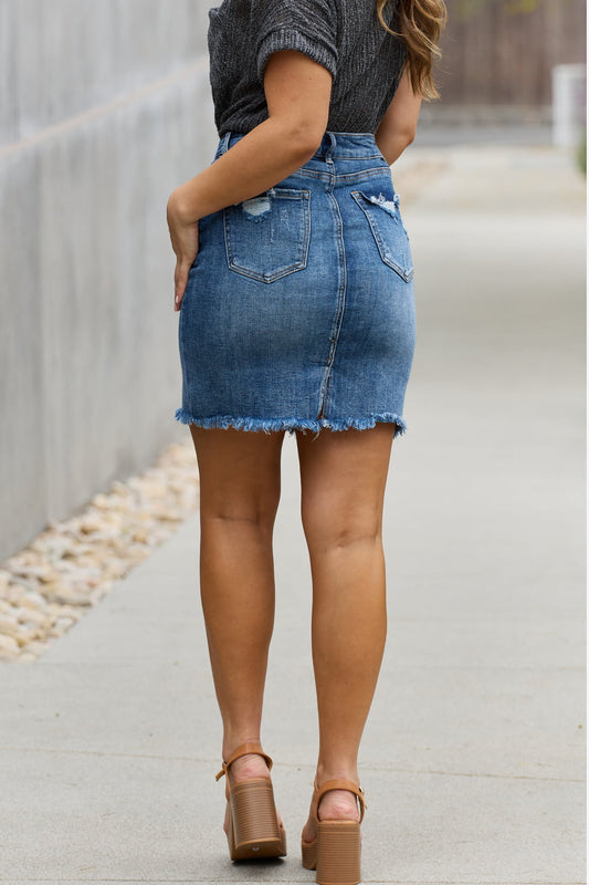 Classic Denim Mini Skirt