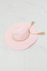 Wanderlust Straw Hat in Carnation Pink