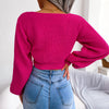Sexy Ribbed Cropped Sweater