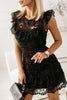 Cap Sleeve Lace Mini Dress