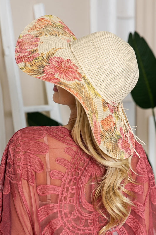 Fashionable Floral Sunhat